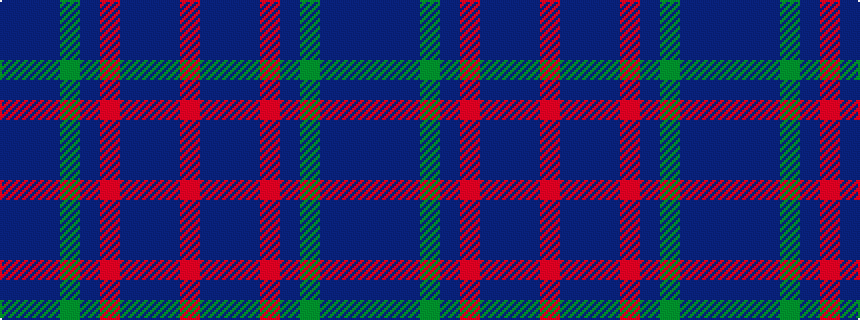 idealised woven sample of pattern BBBGBRBBBR