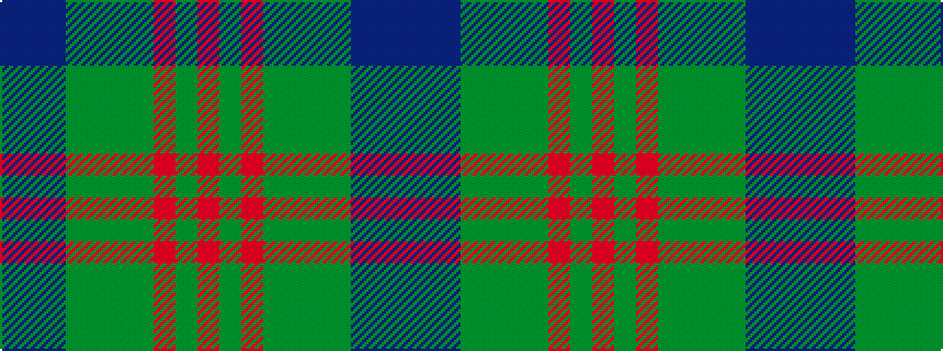 idealised woven sample of pattern BBBGGGGRGR