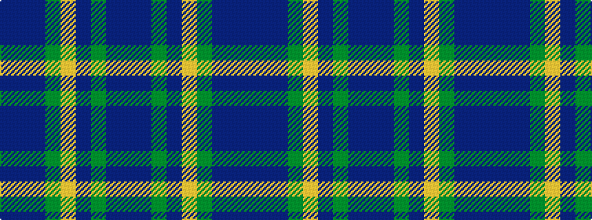 idealised woven sample of pattern BBBGYBGBB