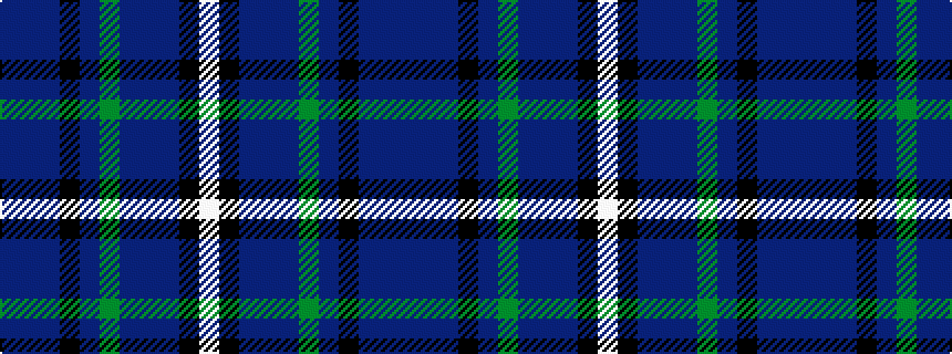 idealised woven sample of pattern BBBKBGBBBKW