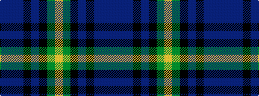 idealised woven sample of pattern BBBKBKGY