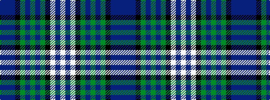idealised woven sample of pattern BBBKGBGBGKWBW