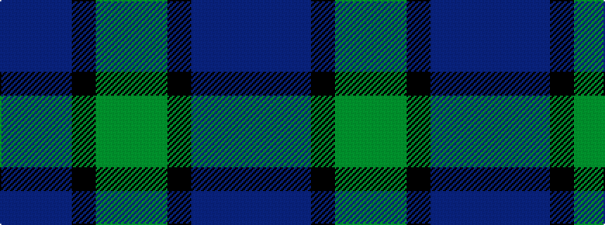idealised woven sample of pattern BBBKGG