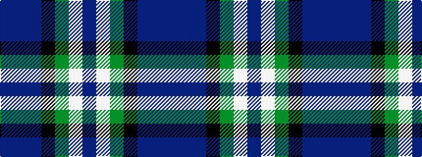 idealised woven sample of pattern BBBKGWB