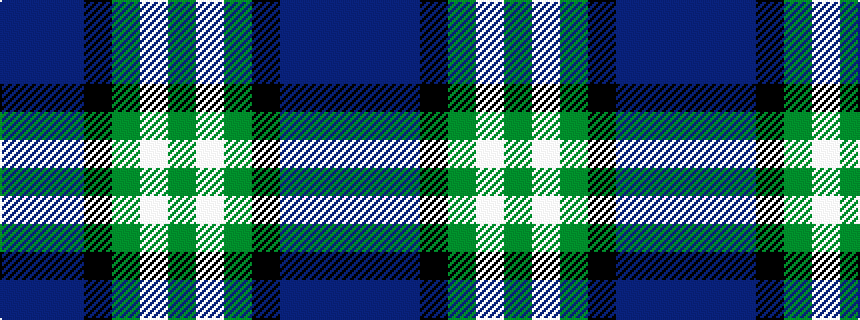 idealised woven sample of pattern BBBKGWG