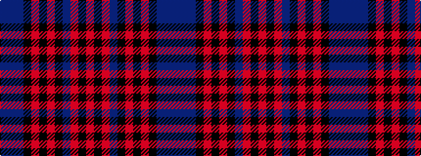 idealised woven sample of pattern BBBKRKRKBRKR