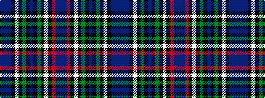 idealised woven sample of pattern BBBKWKGKBKGKWKRBB