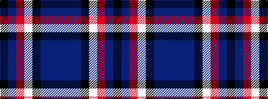 idealised woven sample of pattern BBBKWRBK