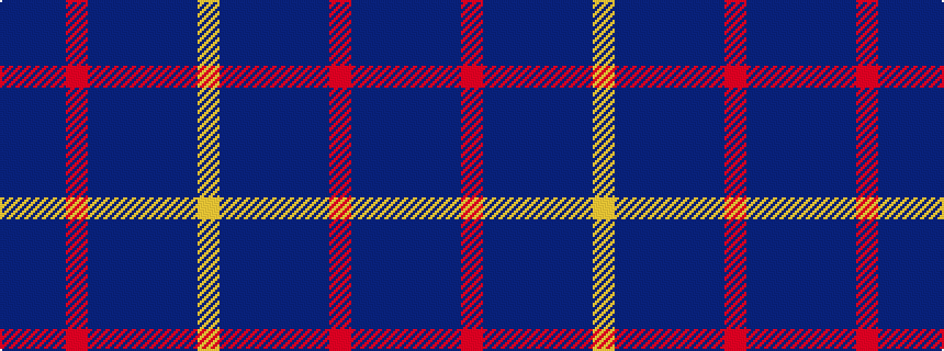idealised woven sample of pattern BBBRBBBBBY