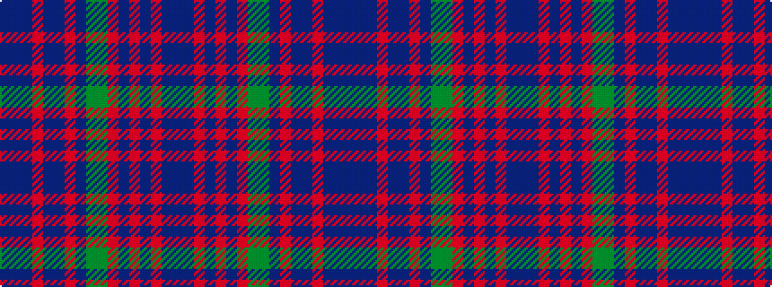 idealised woven sample of pattern BBBRBBRBGGRBRBRBB