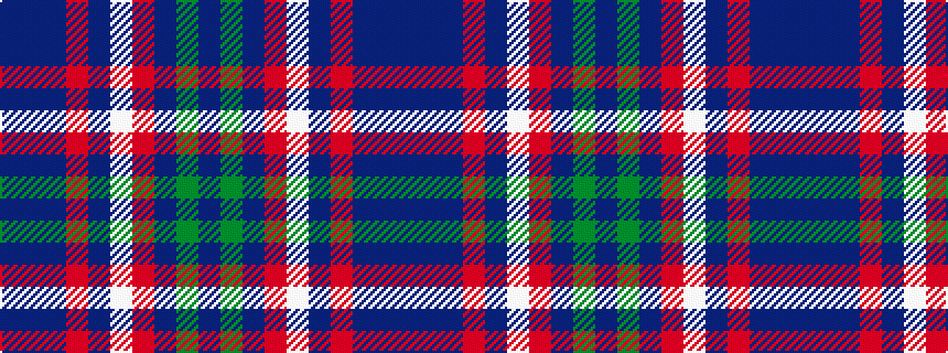 idealised woven sample of pattern BBBRBWRBGB