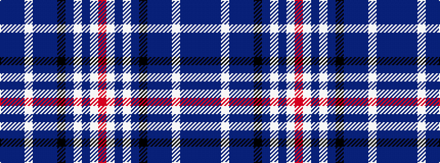 idealised woven sample of pattern BBBWBBBKBWBWR