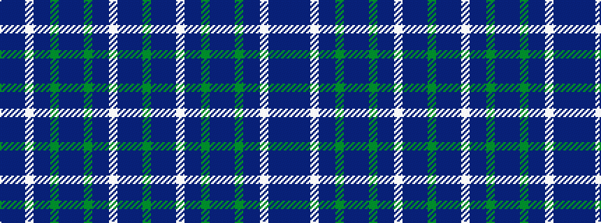 idealised woven sample of pattern BBBWBBGBBBGBBWBBBG