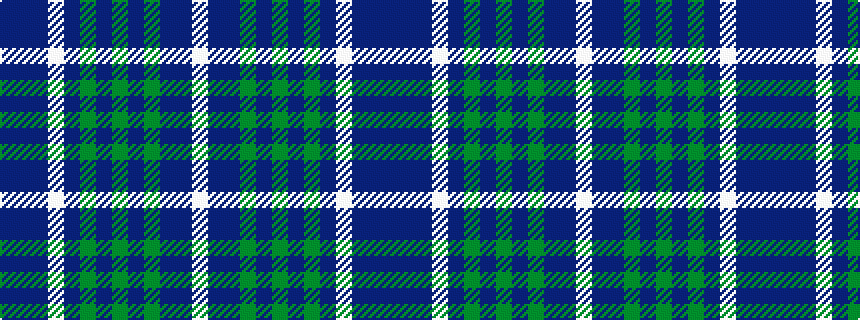 idealised woven sample of pattern BBBWBGBGBGBBW