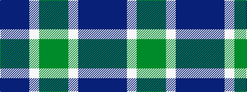 idealised woven sample of pattern BBBWGG