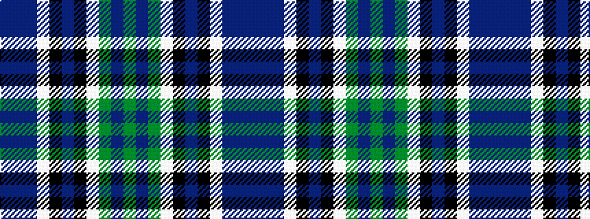 idealised woven sample of pattern BBBWKBKWGBG
