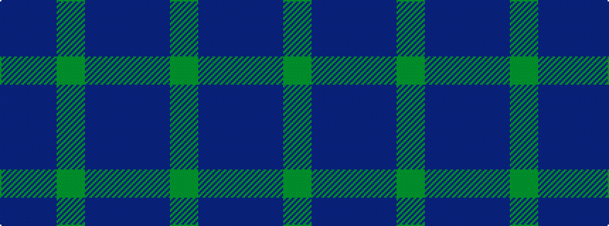 idealised woven sample of pattern BBGBB