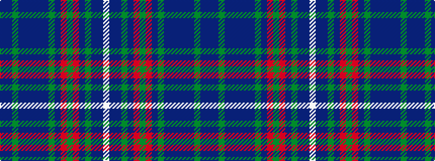 idealised woven sample of pattern BBGBBBBBGBRGRBGBBW
