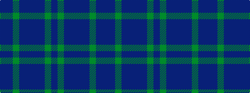 idealised woven sample of pattern BBGBBBBGB