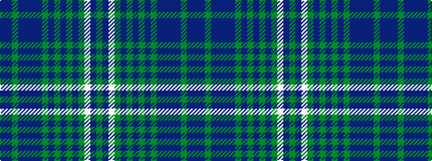 idealised woven sample of pattern BBGBBBBGBGBGBGWBG