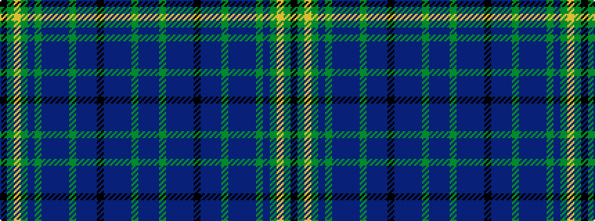idealised woven sample of pattern BBGBBBBKBBBGBBBBGBGYGK