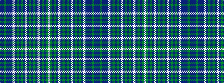 idealised woven sample of pattern BBGBBBWBGBGBWBGBGBWBGBGW