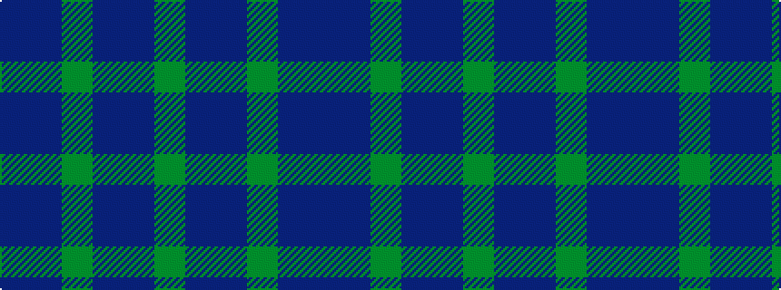 idealised woven sample of pattern BBGBBG
