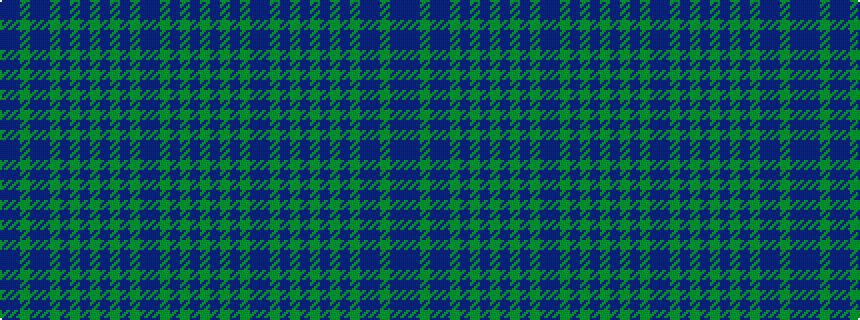 idealised woven sample of pattern BBGBBGBGBGBGBGBBGBGBG