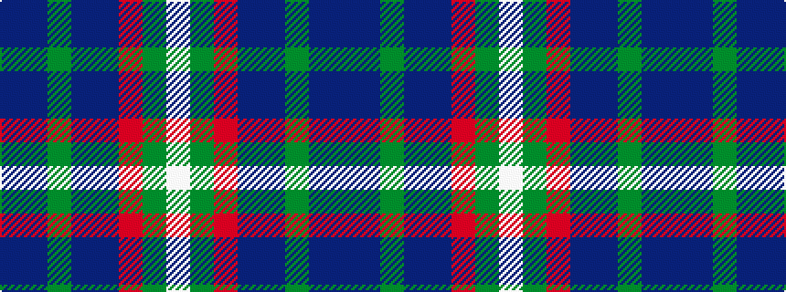 idealised woven sample of pattern BBGBBRGW