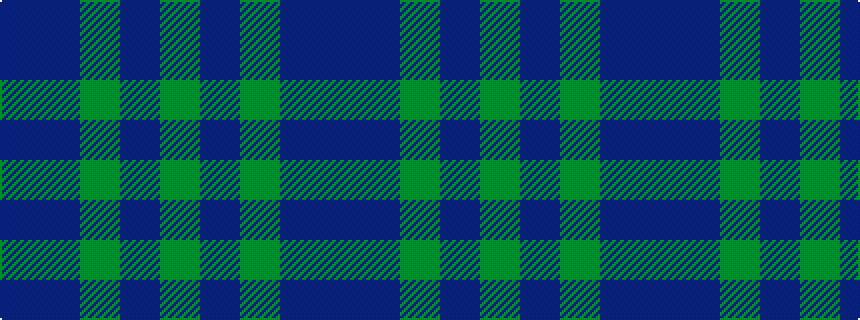 idealised woven sample of pattern BBGBG