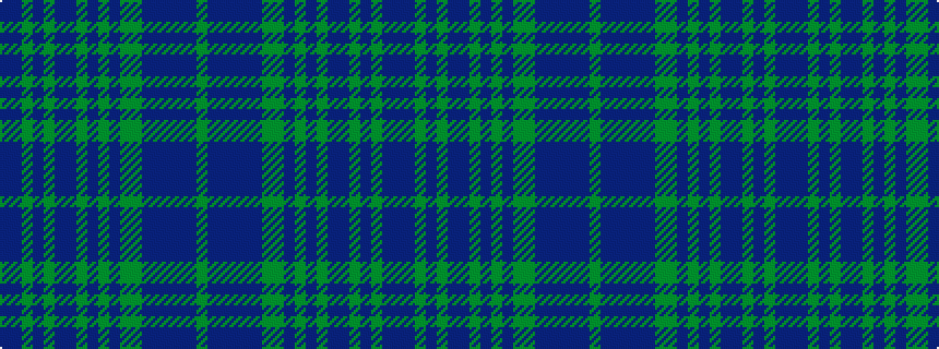 idealised woven sample of pattern BBGBGBBGBGBGGBBBBBG