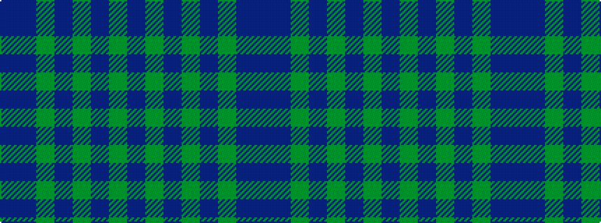 idealised woven sample of pattern BBGBGBGB