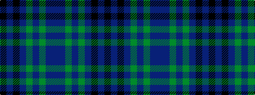 idealised woven sample of pattern BBGBGBKBK