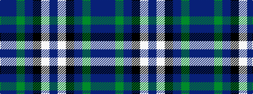 idealised woven sample of pattern BBGBKWB