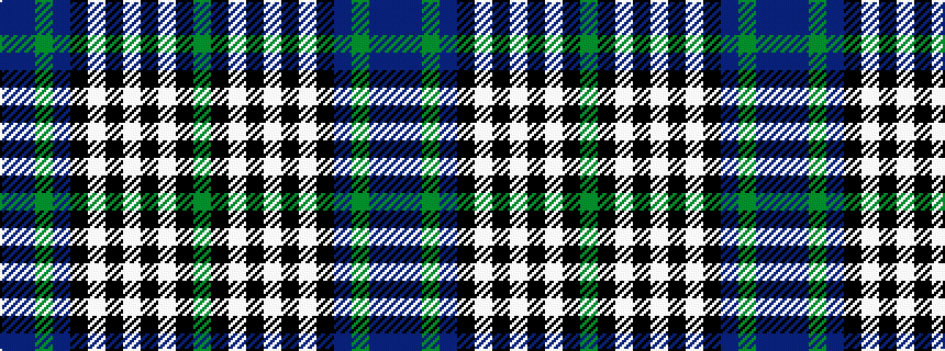 idealised woven sample of pattern BBGBKWKWKWKG