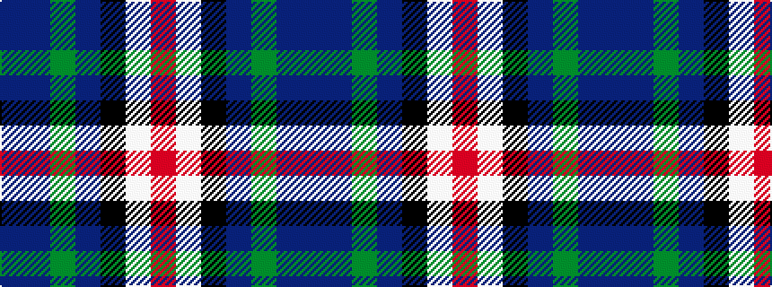 idealised woven sample of pattern BBGBKWR