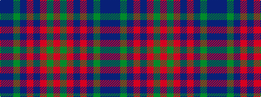 idealised woven sample of pattern BBGBRBRGR