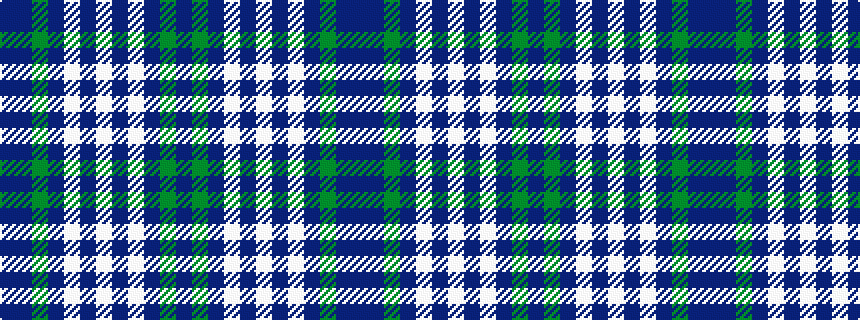 idealised woven sample of pattern BBGBWBWBWBGB