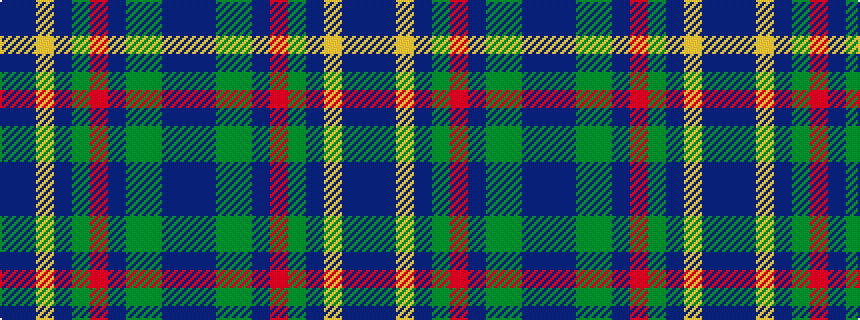 idealised woven sample of pattern BBGGBRGBYBB