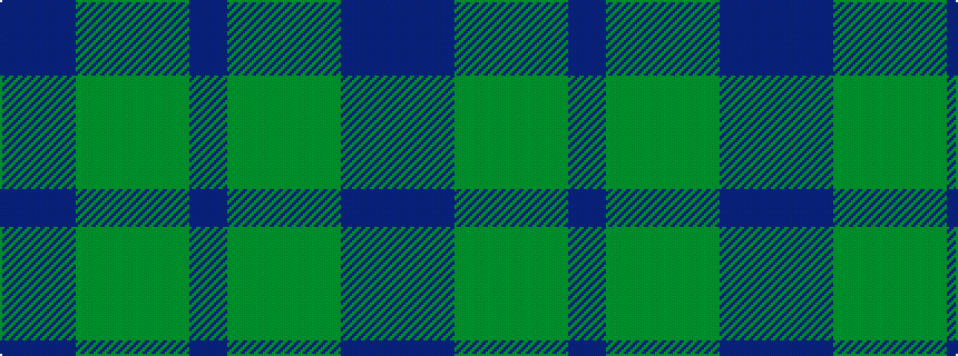 idealised woven sample of pattern BBGGGB