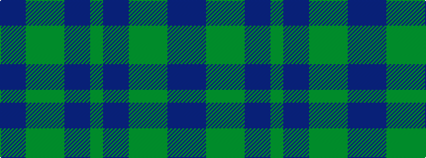 idealised woven sample of pattern BBGGGBBG