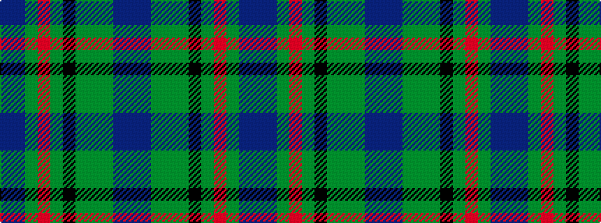 idealised woven sample of pattern BBGGGKGRGBB