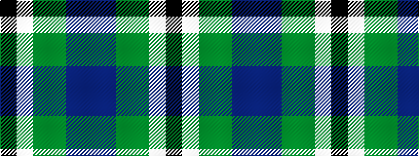 idealised woven sample of pattern BBGGWK