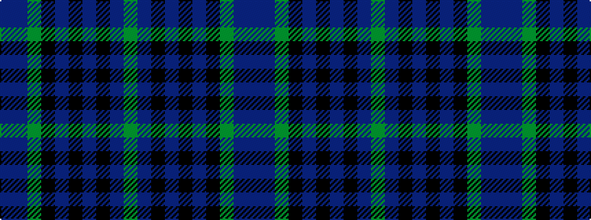 idealised woven sample of pattern BBGKBKBKBG