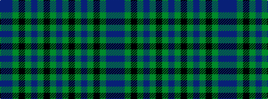 idealised woven sample of pattern BBGKGBGKGB