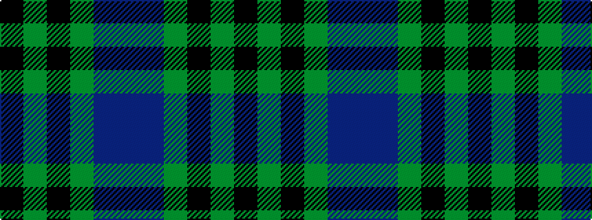 idealised woven sample of pattern BBGKGK