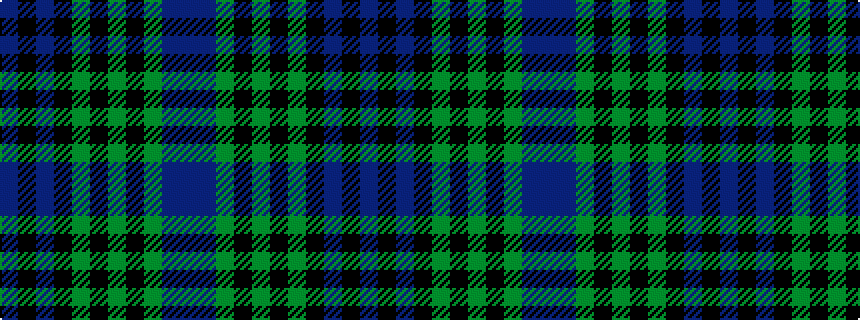 idealised woven sample of pattern BBGKGKGKBKB
