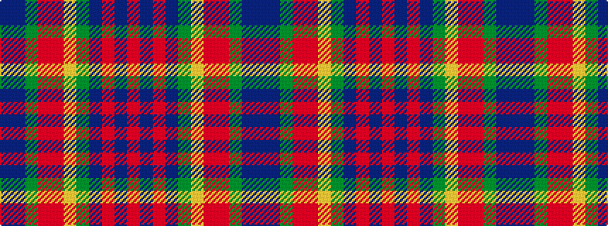 idealised woven sample of pattern BBGRRYGBRBR