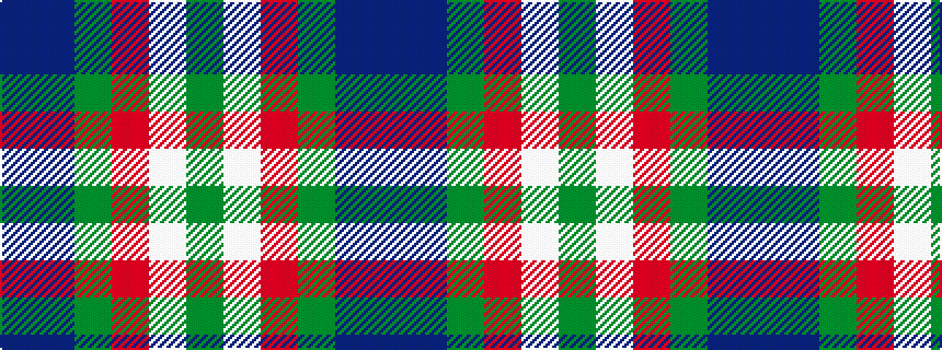 idealised woven sample of pattern BBGRWG