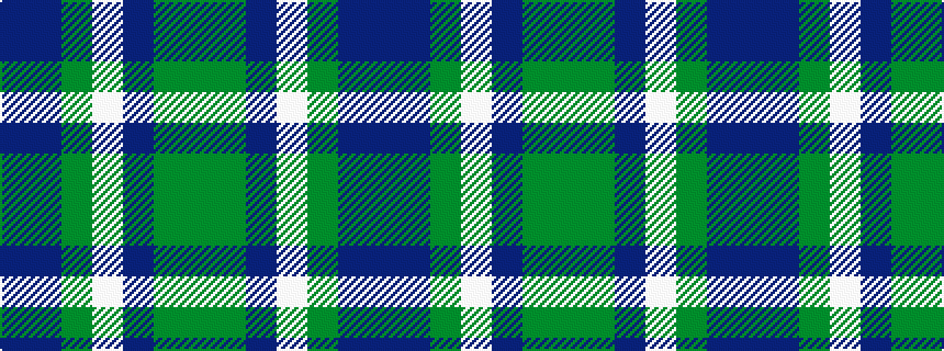 idealised woven sample of pattern BBGWBGG